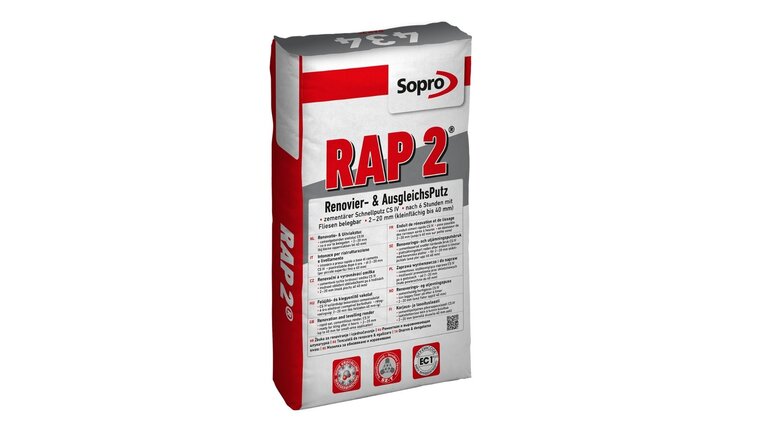 RAP 2 Renovier und Ausgleichsmörtel